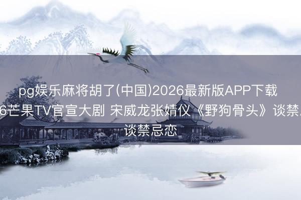 pg娱乐麻将胡了(中国)2026最新版APP下载 2026芒果TV官宣大剧 宋威龙张婧仪《野狗骨头》谈禁忌恋