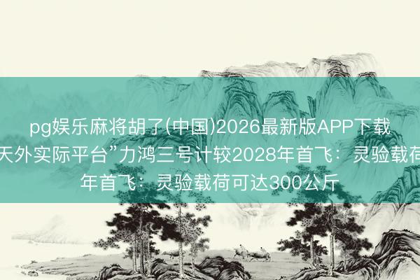 pg娱乐麻将胡了(中国)2026最新版APP下载 可重叠使用“天外实际平台”力鸿三号计较2028年首飞：灵验载荷可达300公斤